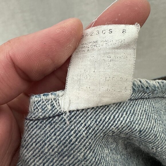 Vintage Levis 501 Jeans Mens 38x32 (36x31) Blue Straight Leg Button Fly Whisker - Picture 3 of 14